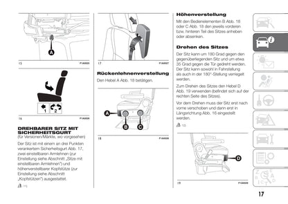 2015-2016 Fiat Ducato Bedienungsanleitung | Deutsch