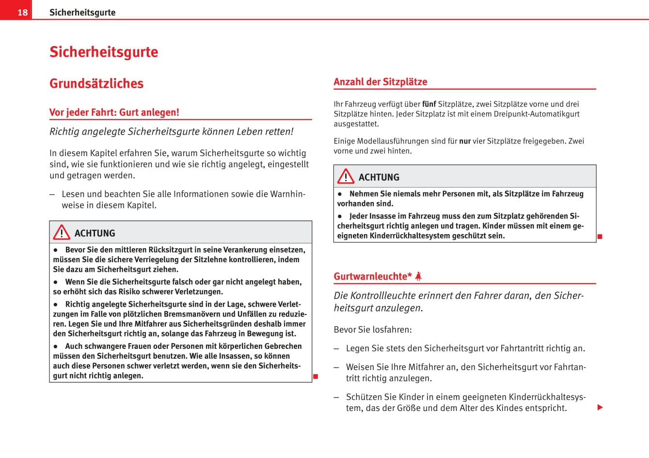 2013-2014 Seat Ibiza SC Owner's Manual | German