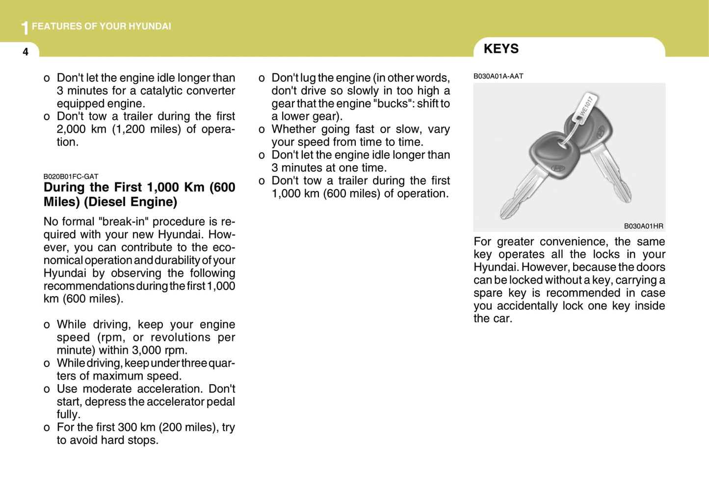 2004-2007 Hyundai Terracan Manuel du propriétaire | Anglais