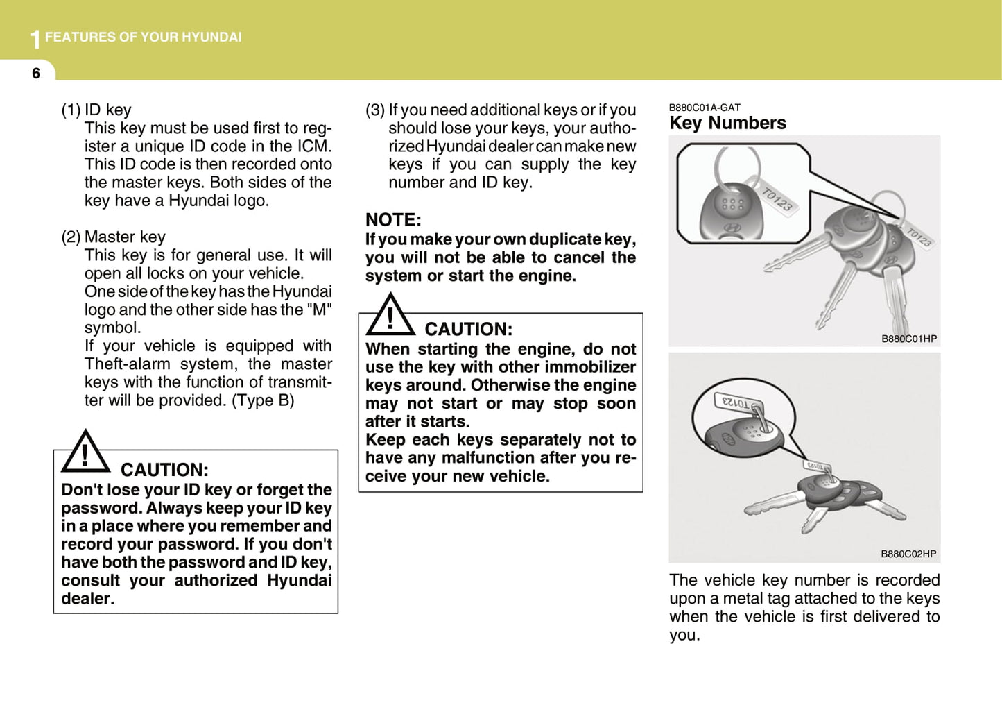 2004-2007 Hyundai Terracan Manuel du propriétaire | Anglais