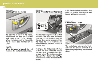 2004-2007 Hyundai Terracan Manuel du propriétaire | Anglais