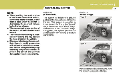 2004-2007 Hyundai Terracan Manuel du propriétaire | Anglais