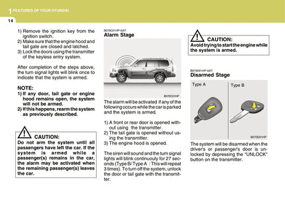 2004-2007 Hyundai Terracan Manuel du propriétaire | Anglais