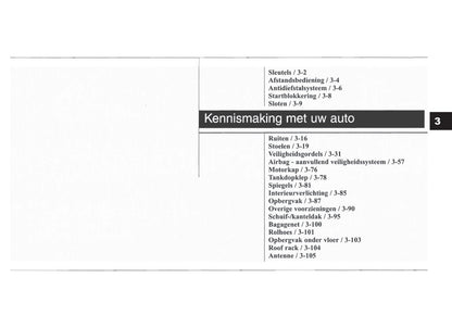 2007-2008 Kia Sportage Gebruikershandleiding | Nederlands