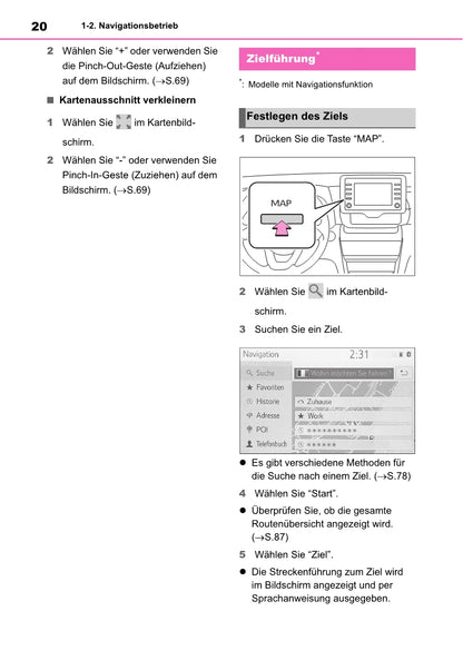 Toyota Yaris Cross Navigation / Multimedia Bedienungsanleitung 2021 - 2023