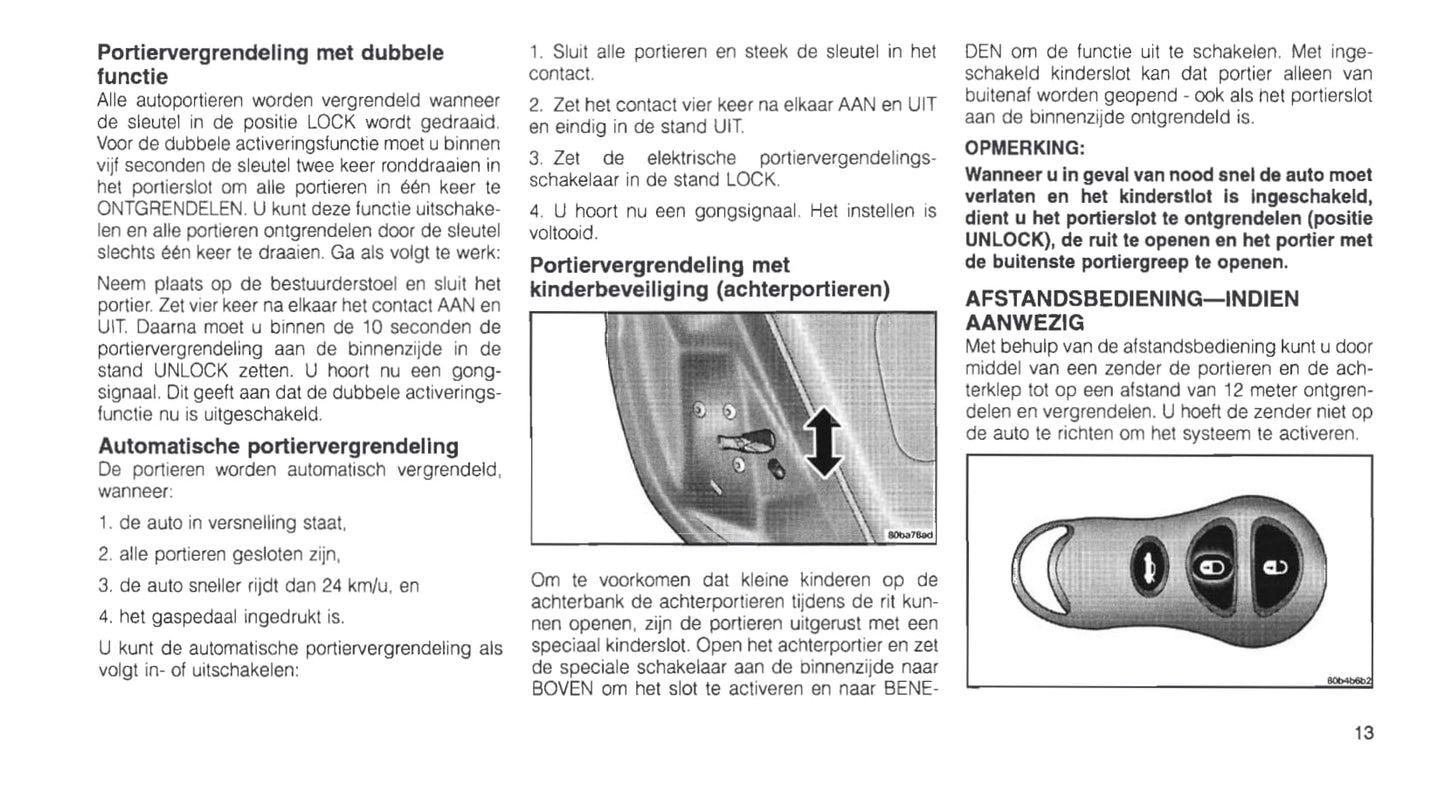 1999-2005 Chrysler Neon Bedienungsanleitung | Niederländisch