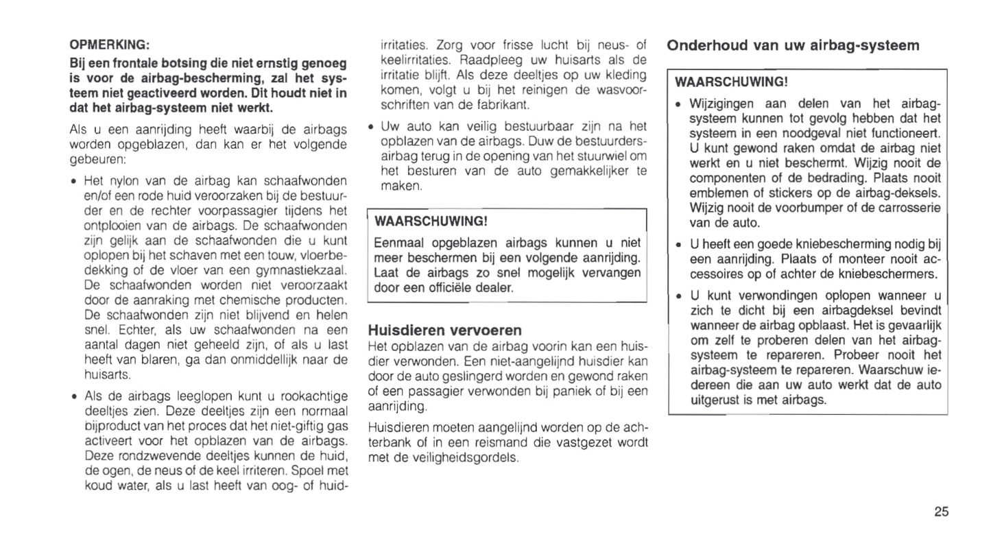 1999-2005 Chrysler Neon Bedienungsanleitung | Niederländisch