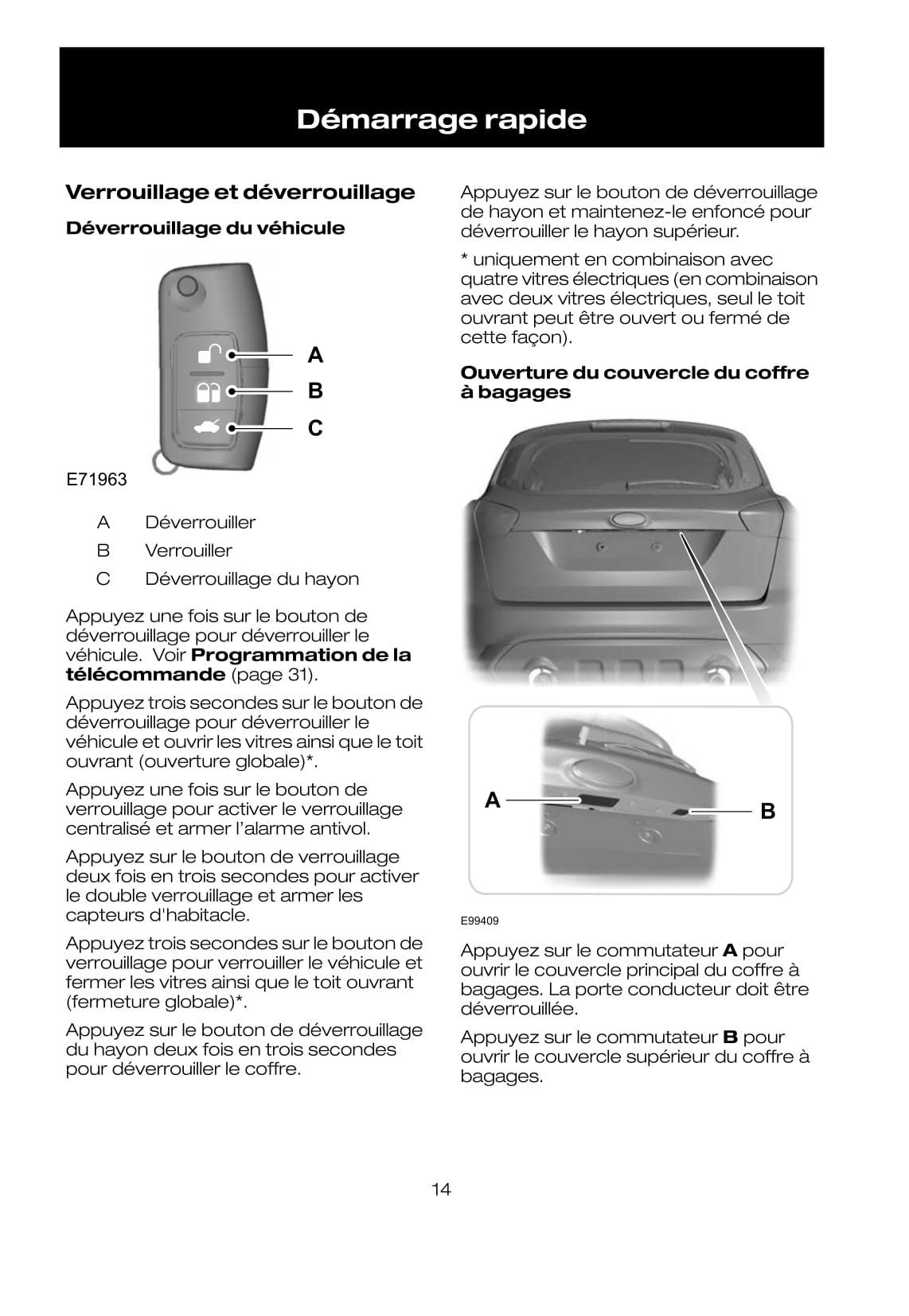 2008-2009 Ford Kuga Owner's Manual | French