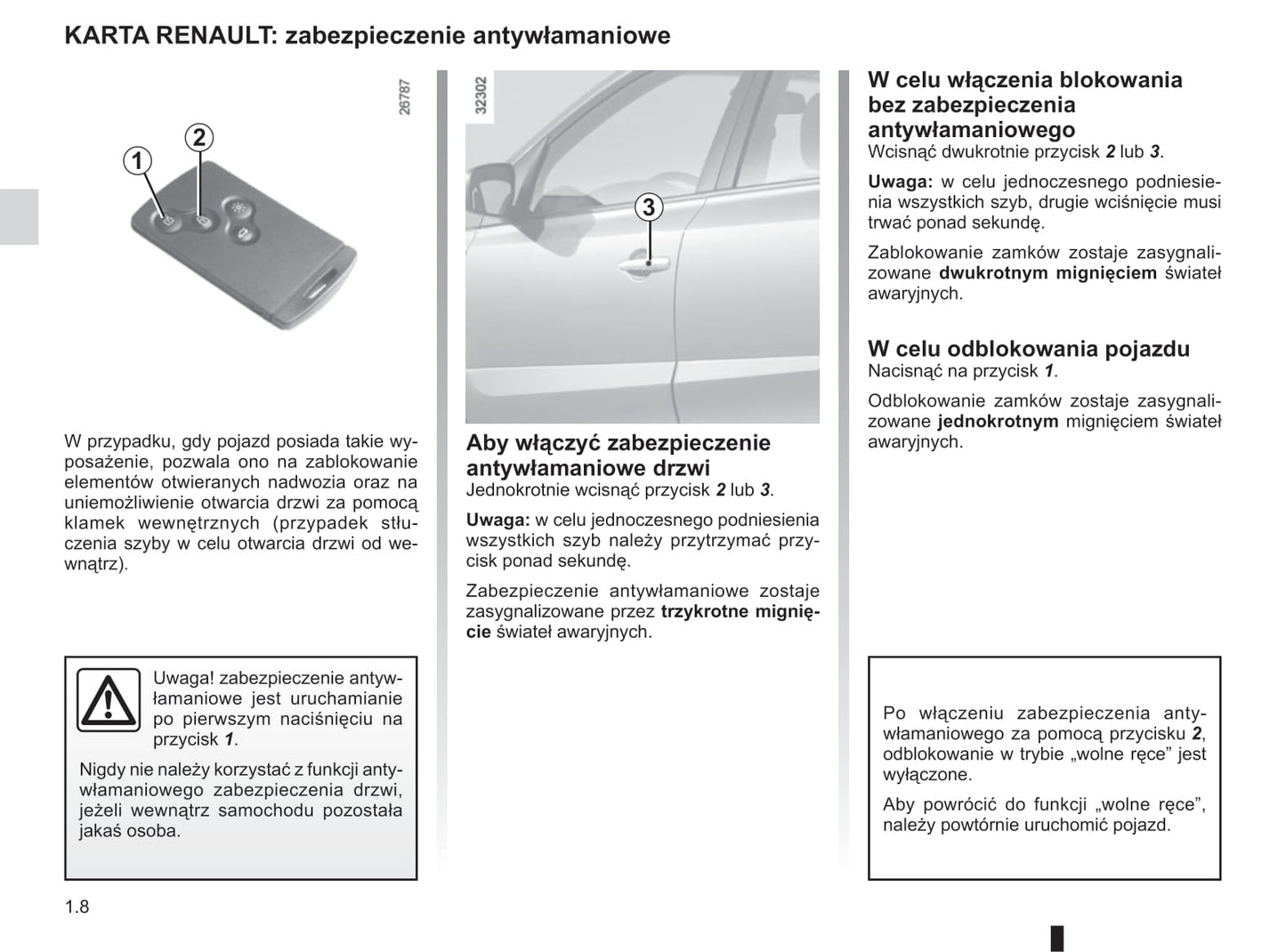 2008-2011 Renault Koleos Manuel du propriétaire | Polonais