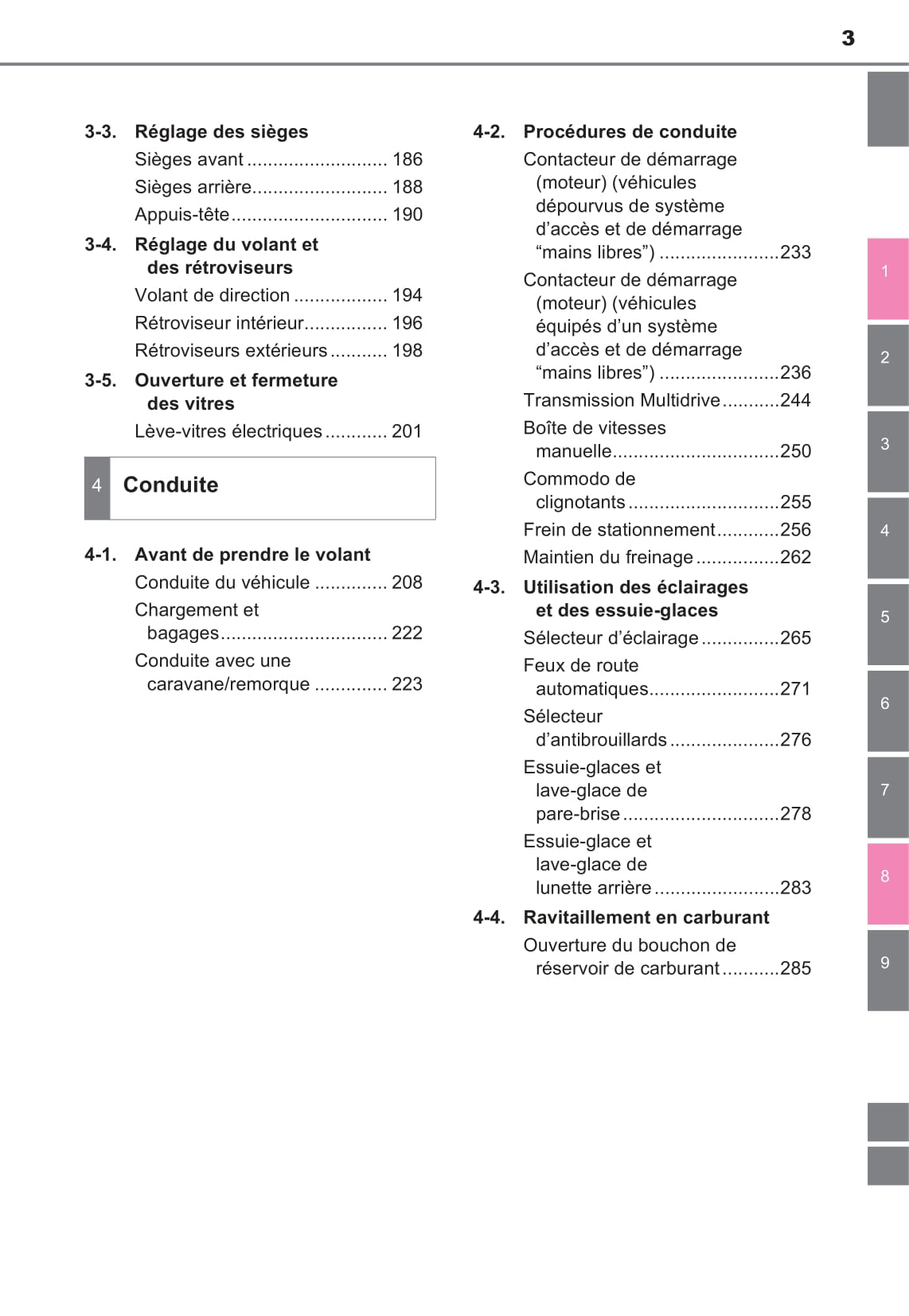 2016-2018 Toyota C-HR Owner's Manual | French