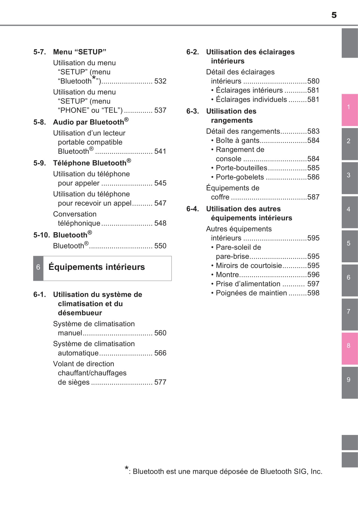 2016-2018 Toyota C-HR Owner's Manual | French