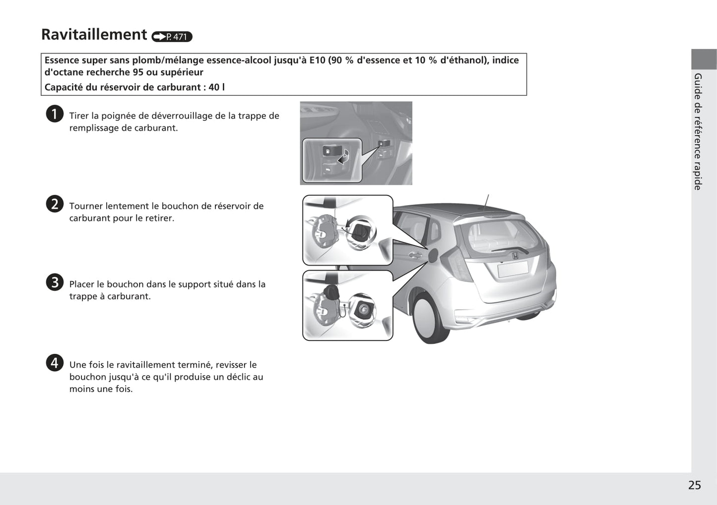 2018-2019 Honda Jazz Gebruikershandleiding | Frans