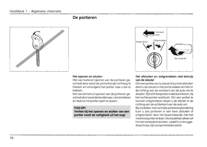 1998-2002 Daihatsu Sirion Owner's Manual | Dutch