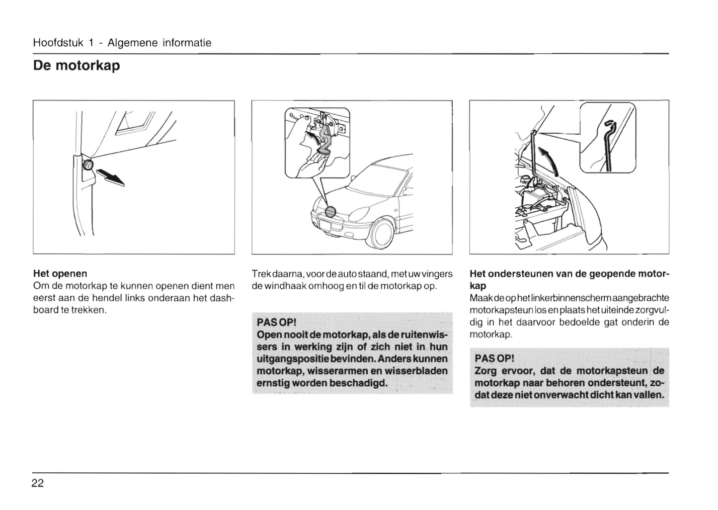 1998-2002 Daihatsu Sirion Owner's Manual | Dutch