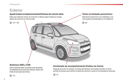 2015-2017 Citroën C3 Picasso Gebruikershandleiding | Spaans