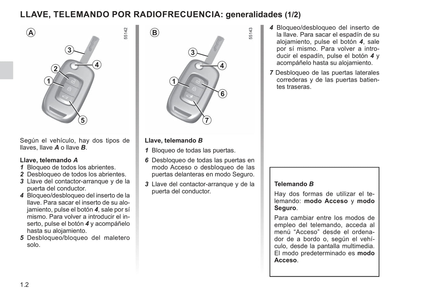 2022-2023 Renault Kangoo Manuel du propriétaire | Espagnol