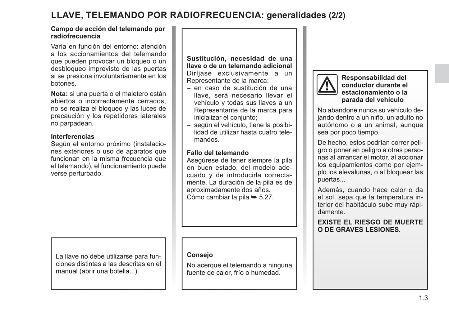 2022-2023 Renault Kangoo Manuel du propriétaire | Espagnol