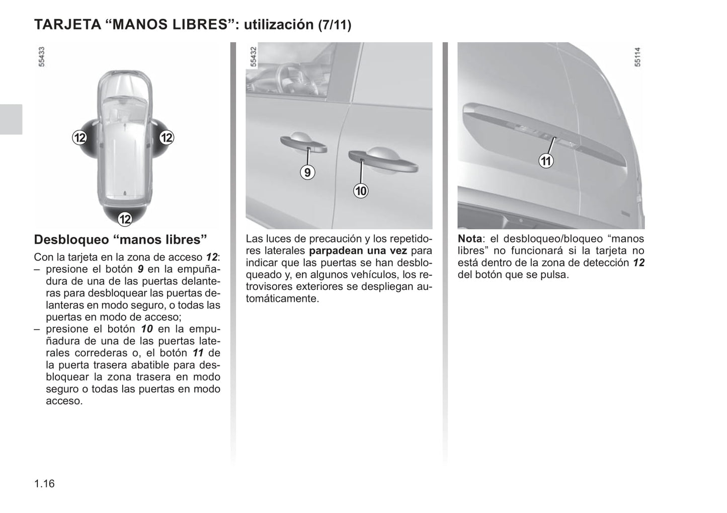 2022-2023 Renault Kangoo Manuel du propriétaire | Espagnol