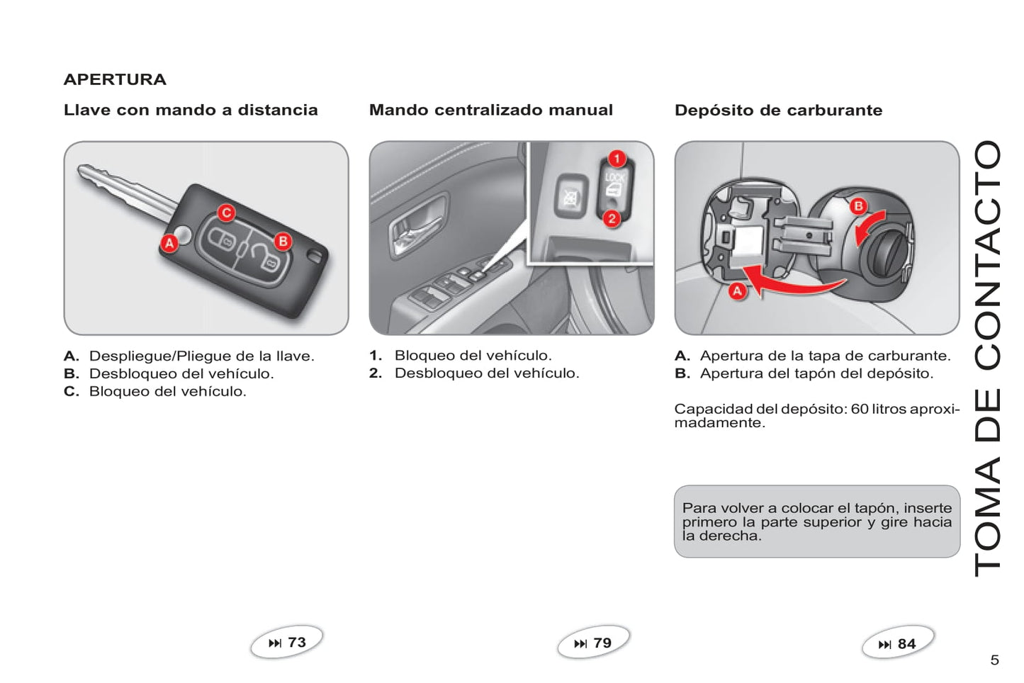 2011-2012 Citroën C-Crosser Gebruikershandleiding | Spaans