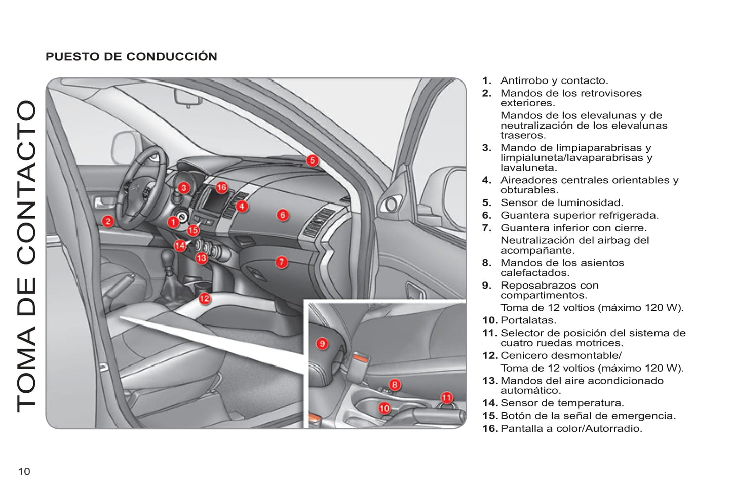 2011-2012 Citroën C-Crosser Gebruikershandleiding | Spaans