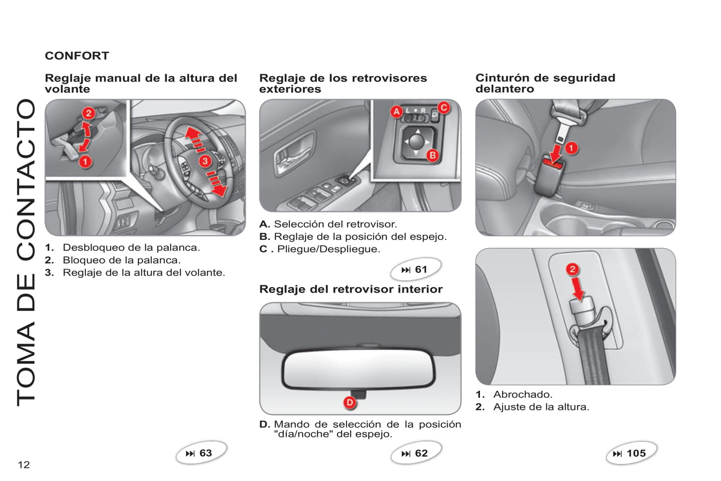 2011-2012 Citroën C-Crosser Gebruikershandleiding | Spaans