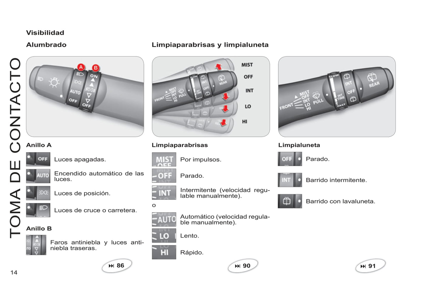 2011-2012 Citroën C-Crosser Gebruikershandleiding | Spaans