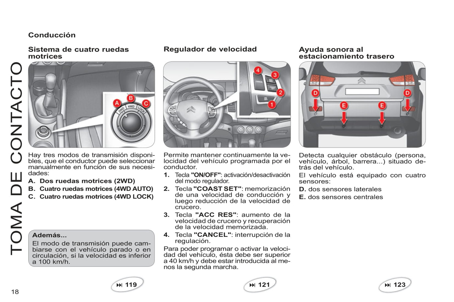 2011-2012 Citroën C-Crosser Gebruikershandleiding | Spaans