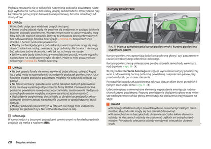 2014-2015 Skoda Roomster Owner's Manual | Polish