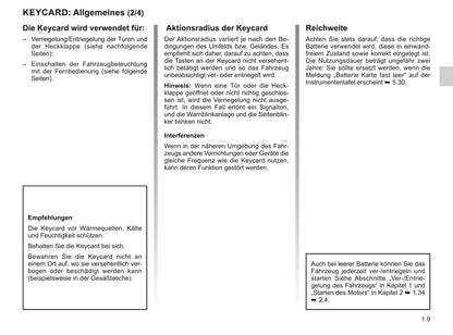 2021-2022 Renault Trafic Owner's Manual | German