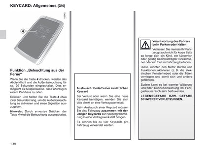 2021-2022 Renault Trafic Owner's Manual | German