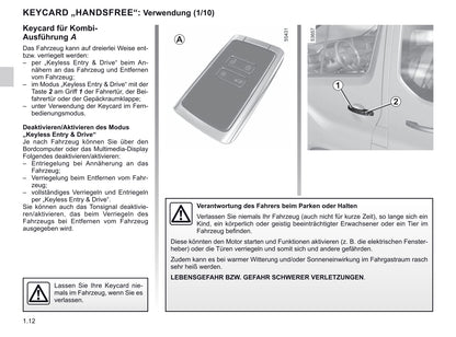 2021-2022 Renault Trafic Owner's Manual | German