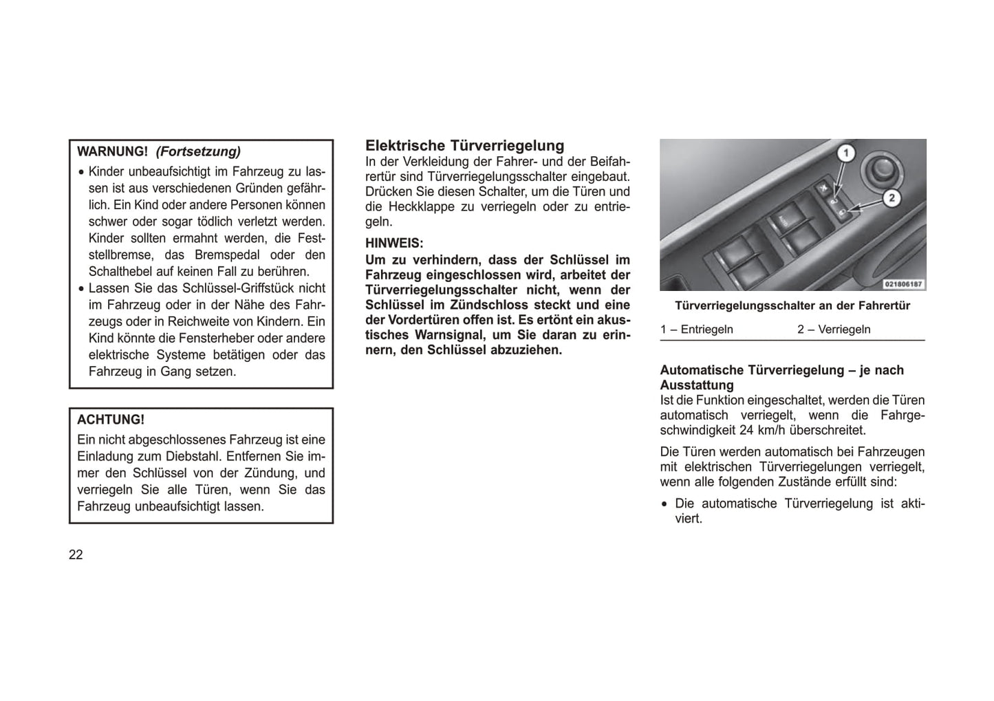 2013-2014 Jeep Compass Owner's Manual | German