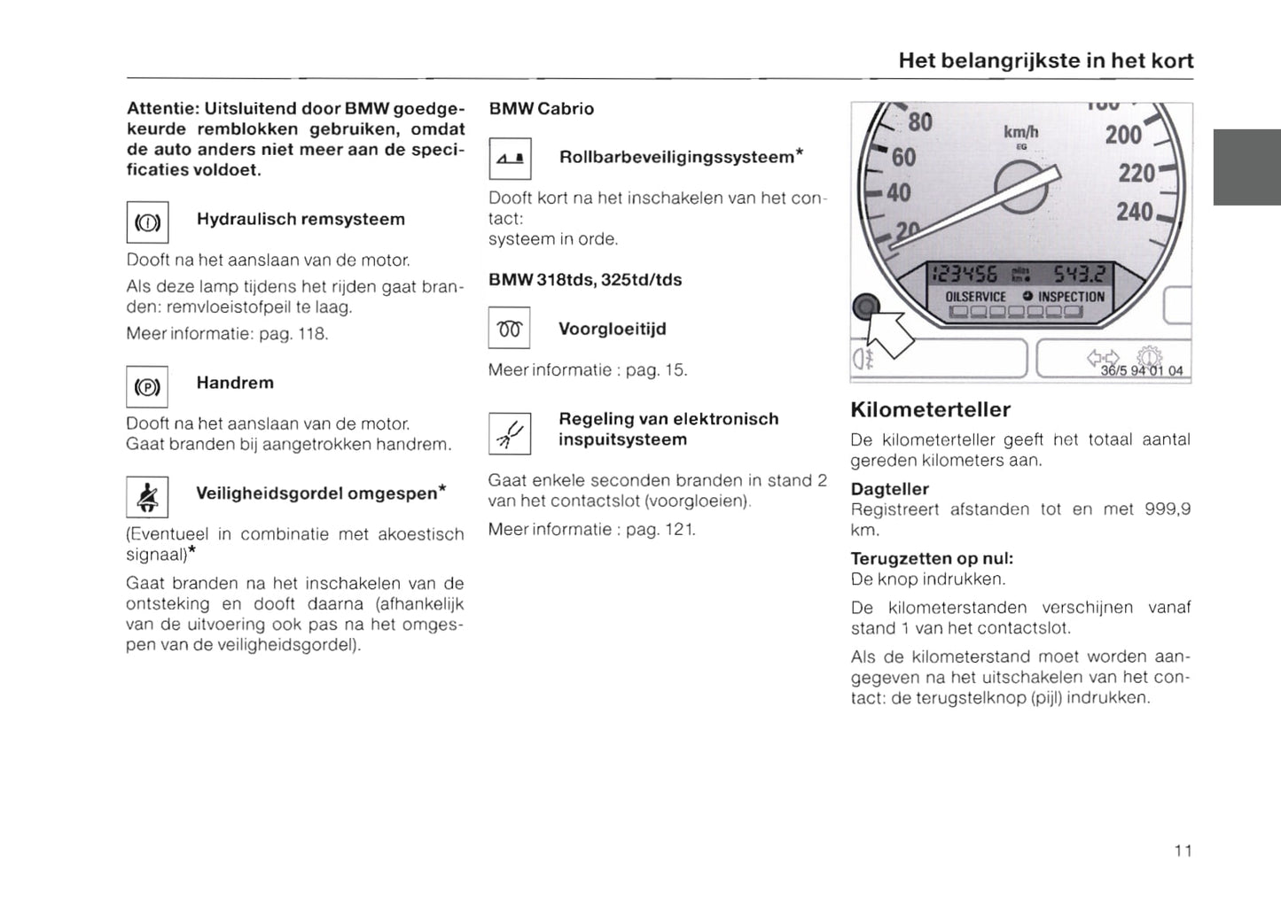 1996-1997 BMW 3 Series Gebruikershandleiding | Nederlands