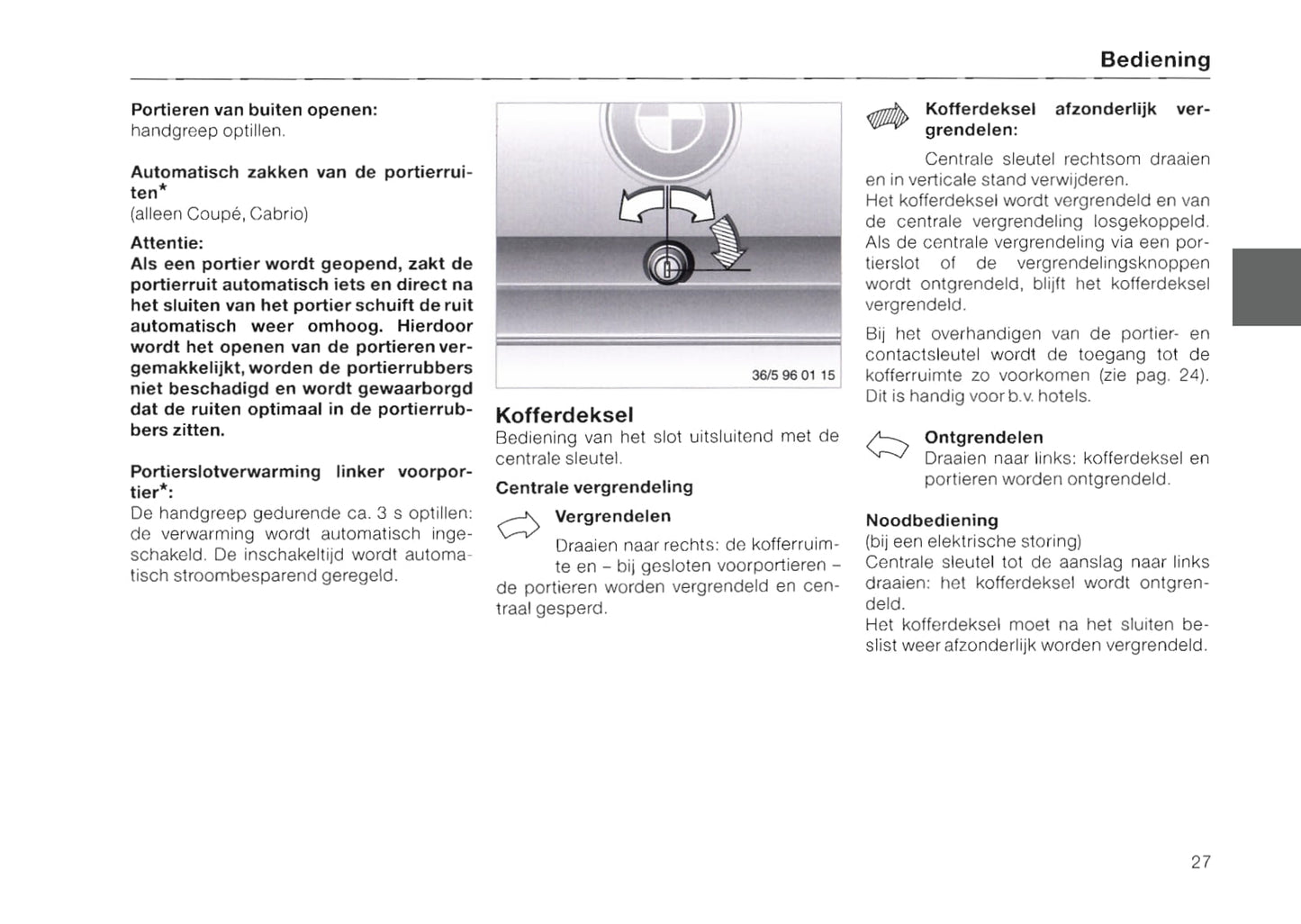 1996-1997 BMW 3 Series Gebruikershandleiding | Nederlands