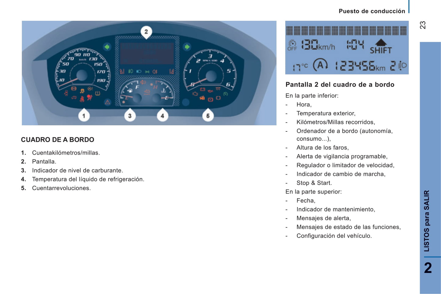 2014-2015 Peugeot Boxer Bedienungsanleitung | Spanisch