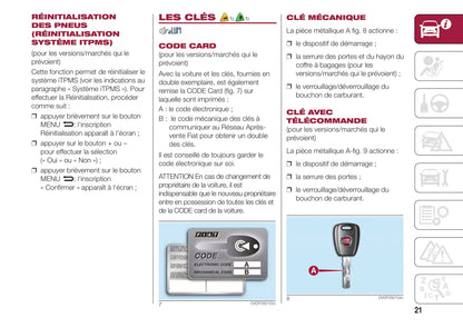 2015-2016 Fiat 500/500C Gebruikershandleiding | Frans