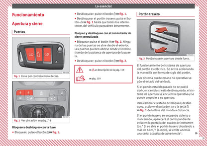 2015-2016 Seat Ibiza Owner's Manual | Spanish