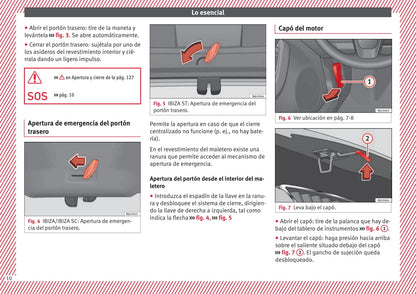 2015-2016 Seat Ibiza Owner's Manual | Spanish