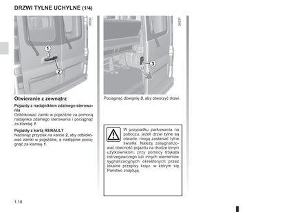 2018-2019 Renault Trafic Gebruikershandleiding | Pools