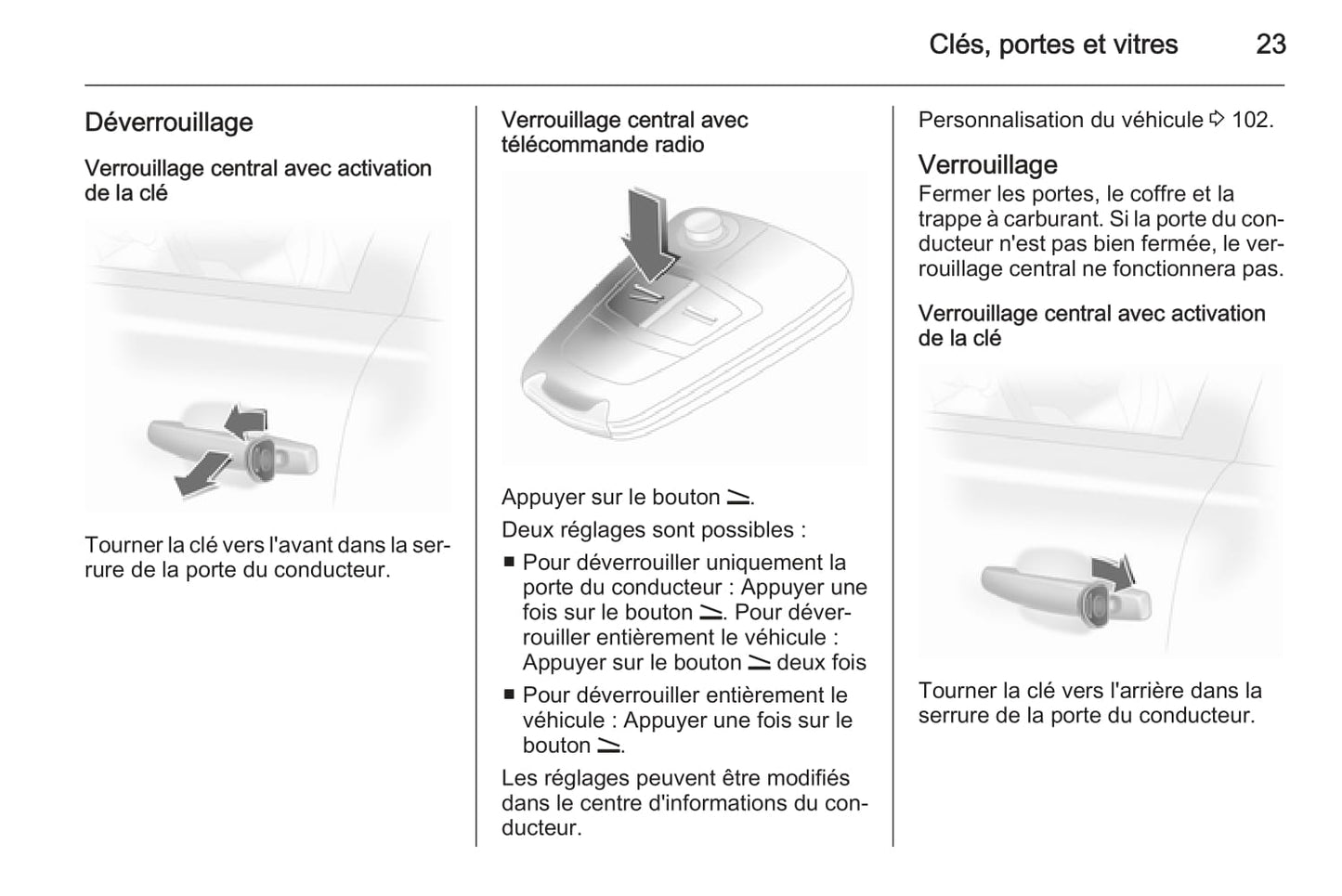 2013-2014 Opel Corsa Bedienungsanleitung | Französisch