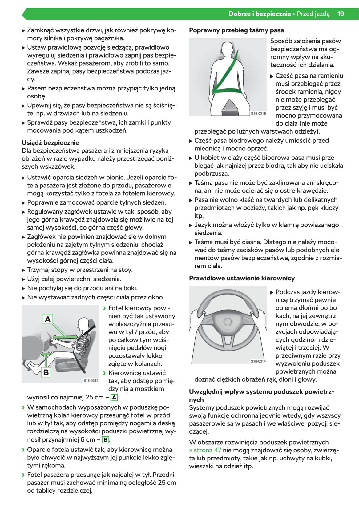 2020 Skoda Octavia Owner's Manual | Polish