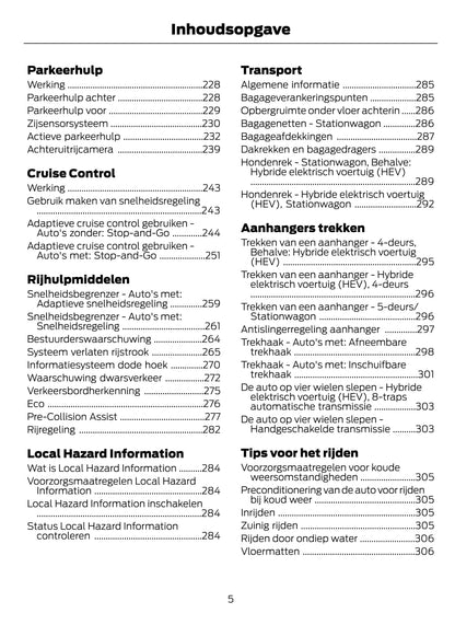 2021-2022 Ford Mondeo / Mondeo Hybrid Gebruikershandleiding | Nederlands