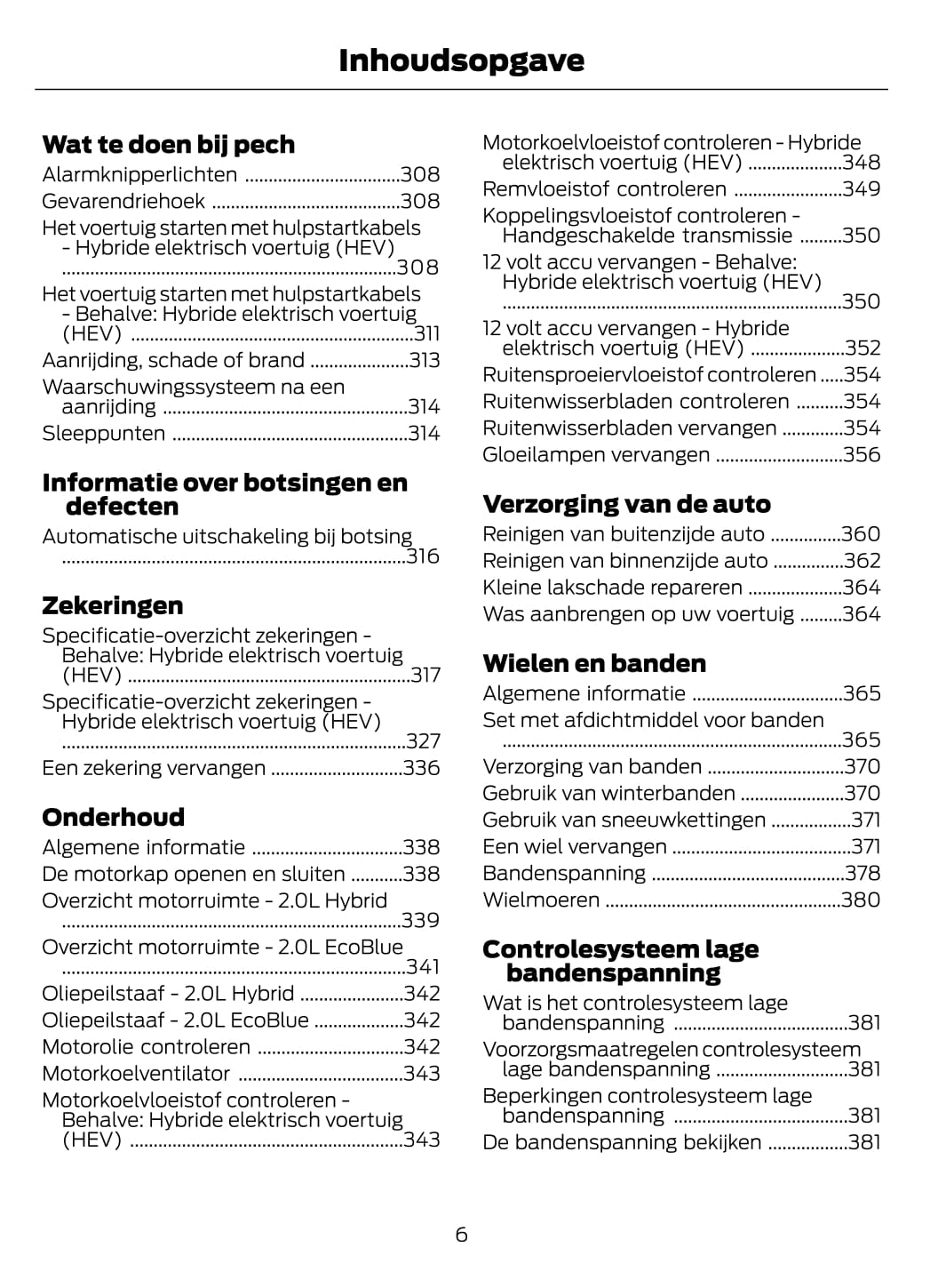 2021-2022 Ford Mondeo / Mondeo Hybrid Gebruikershandleiding | Nederlands