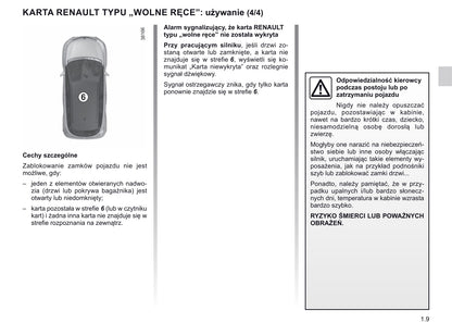 2017-2019 Renault Captur Manuel du propriétaire | Polonais