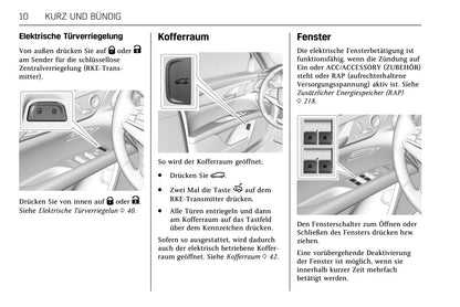 2017-2018 Cadillac CT6 Owner's Manual | German