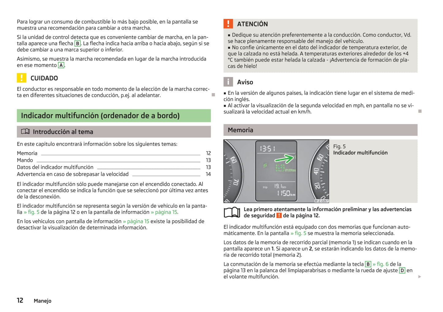 2009-2013 Skoda Octavia Manuel du propriétaire | Espagnol