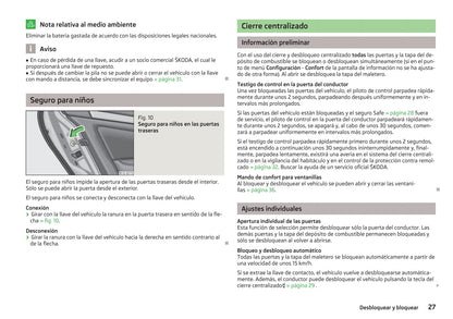 2009-2013 Skoda Octavia Manuel du propriétaire | Espagnol