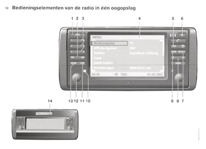 BMW 5 serie Boordmonitor Handleiding 2003 - 2007