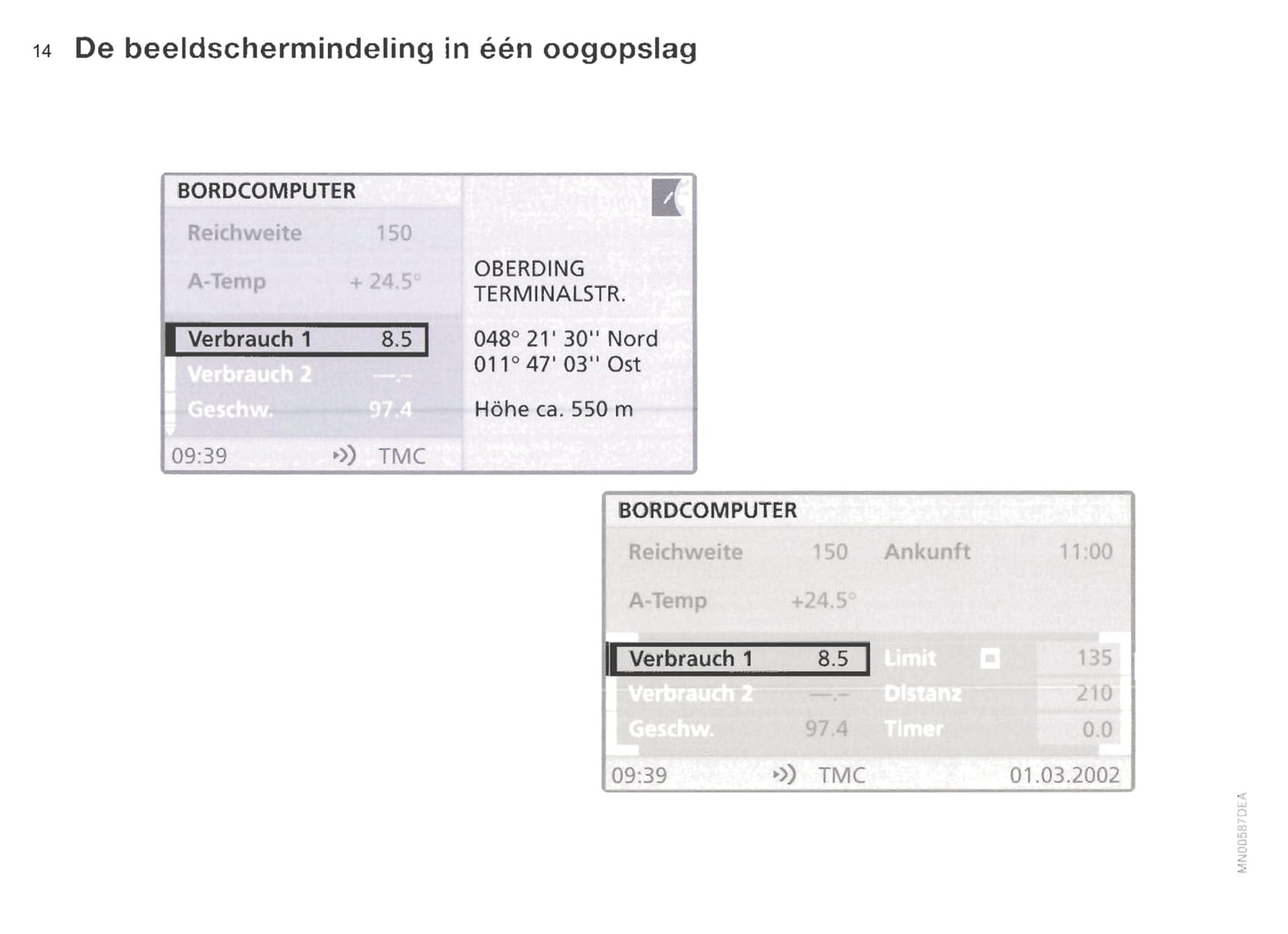 BMW 5 serie Boordmonitor Handleiding 2003 - 2007