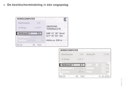 BMW 5 serie Boordmonitor Handleiding 2003 - 2007